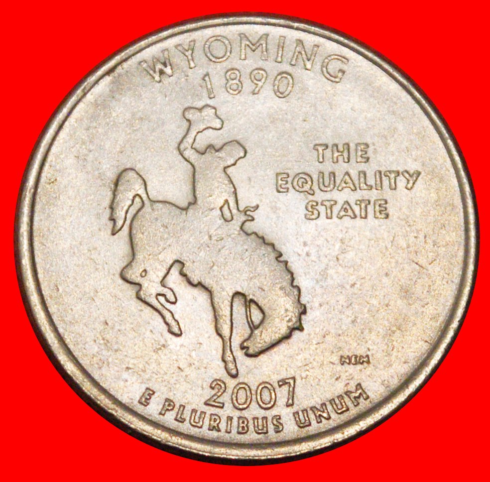 * COWBOY 1890: USA ★ 1/4 DOLLAR 2007P VZGL STEMPELGLANZ! WASHINGTON (1789-1797)★OHNE VORBEHALT!