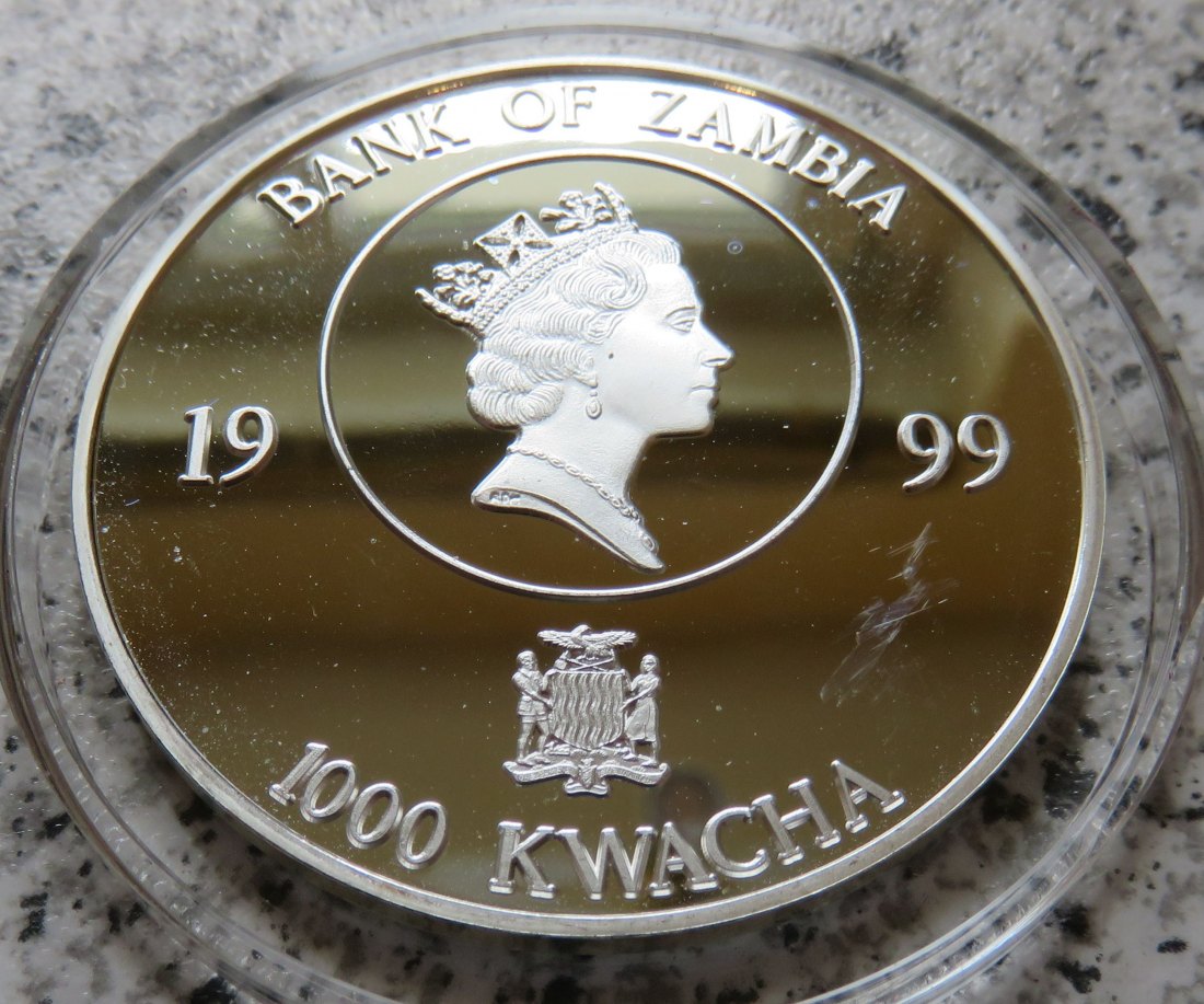  Sambia 1000 Kwacha 1999 Millennium   