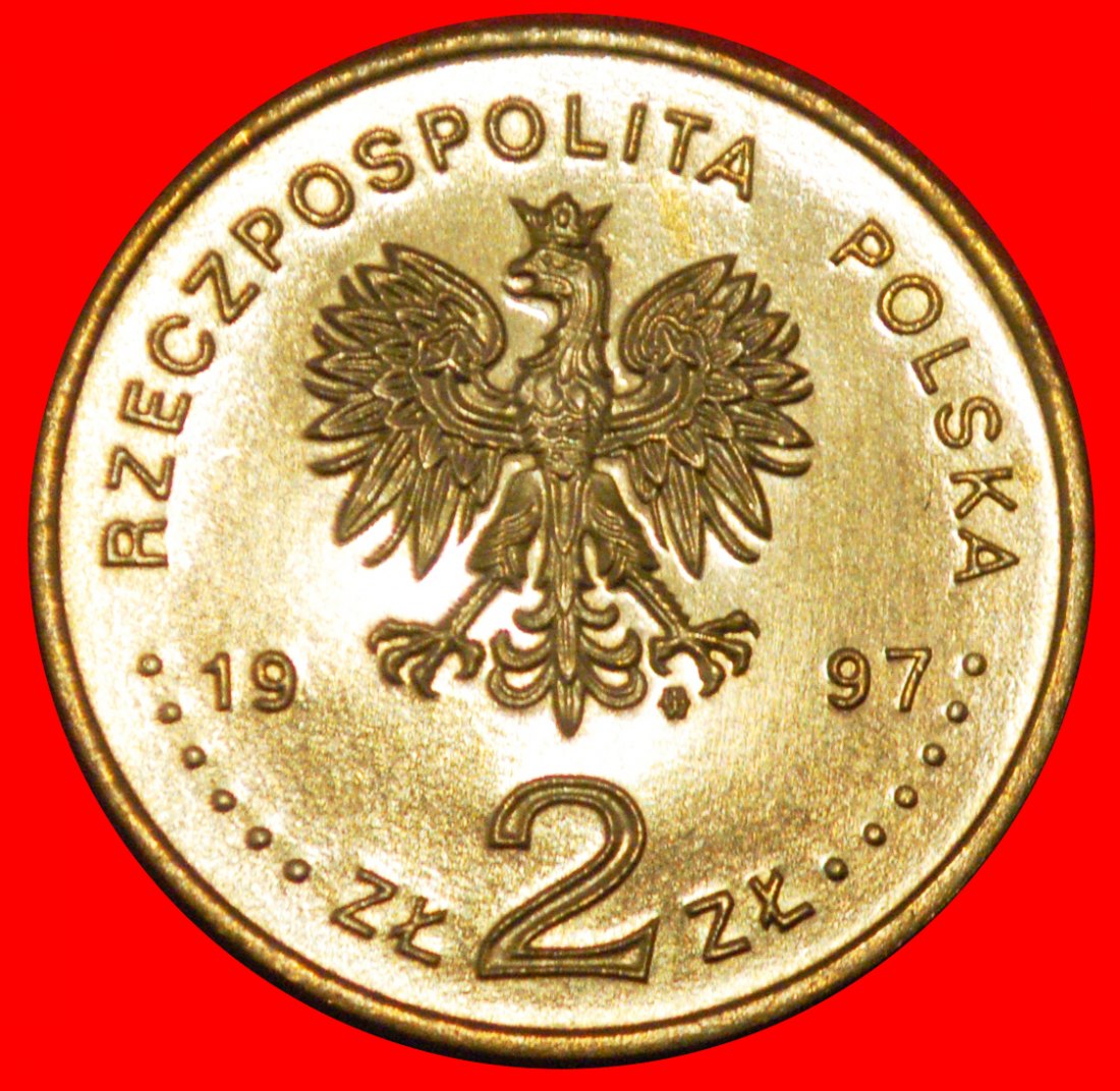  *PRINZ IN UNGARN 1576-1586 SELTEN:POLEN★2 ZLOTY 1997 NORDISCHES GOLD STG STEMPELGLANZ★OHNE VORBEHALT   