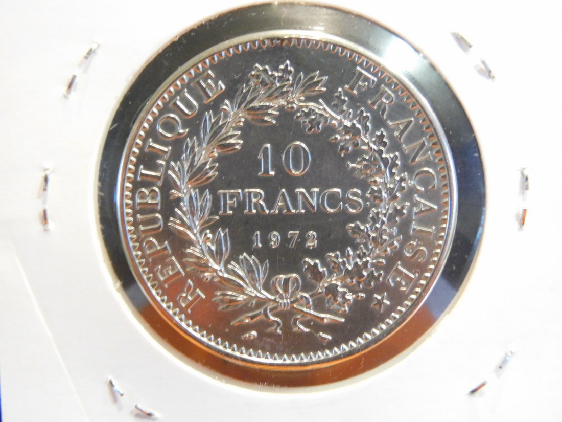  FRANCE 10 FRANCS 1972 PIEFORT.GRADE-PLEASE SEE PHOTOS.   