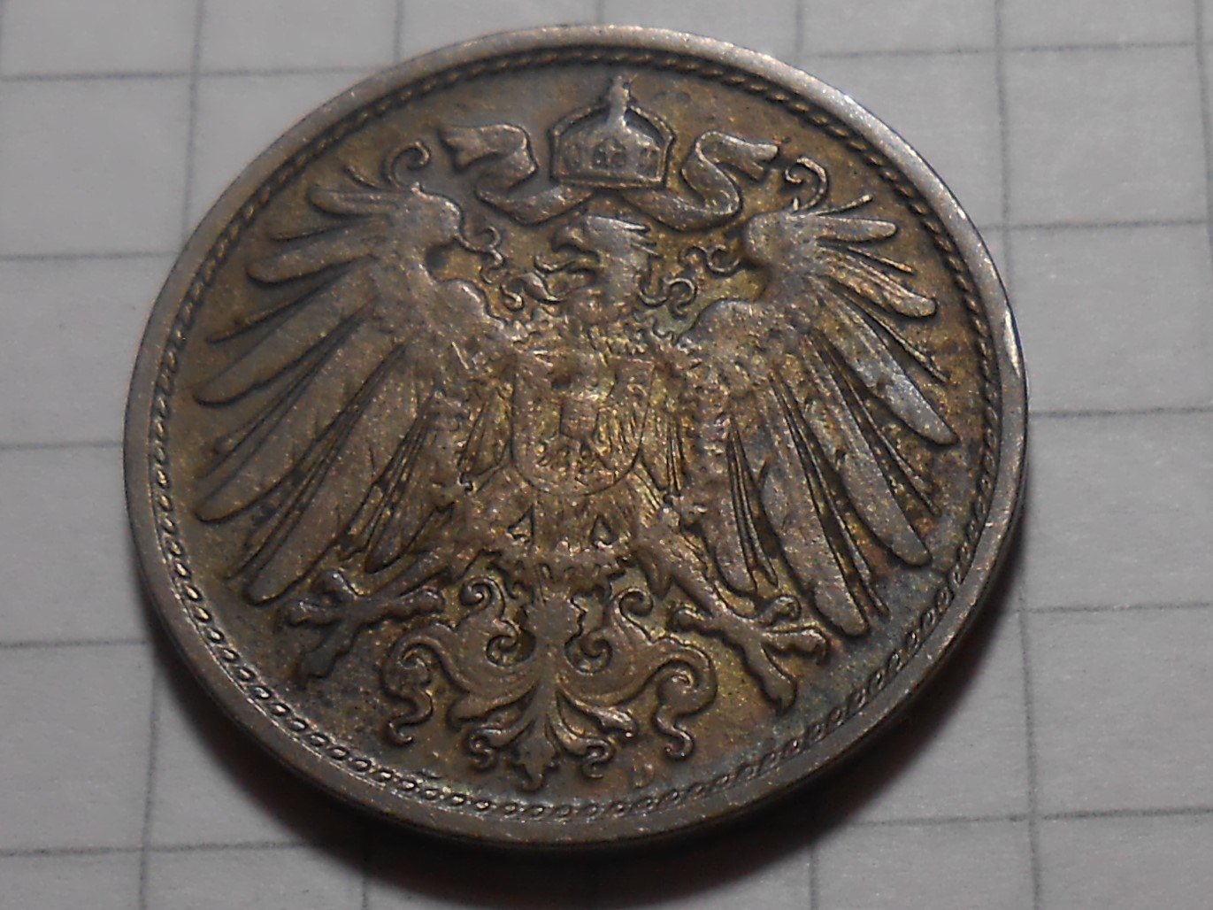  e.22 Kaiserreich 10 Pfennig 1906 D   