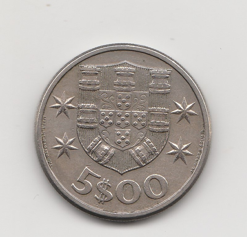  5 Escudo Portugal 1963 (M832)   