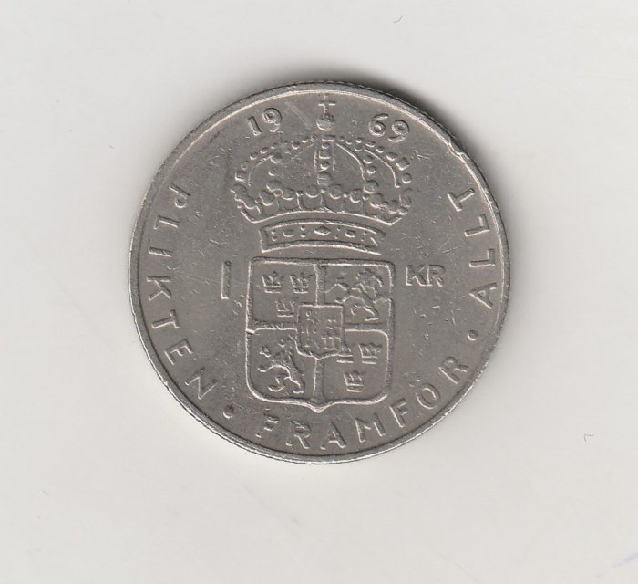  1 Kronar Schweden 1969 (M833)   