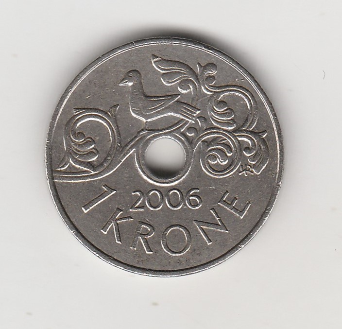 1 Krone Norwegen 2006 (M834)