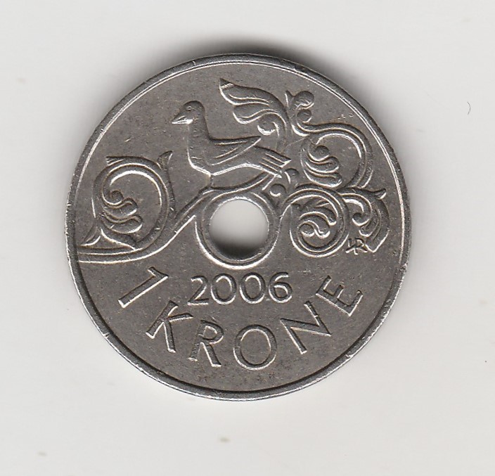  1 Krone Norwegen 2006  (M834)   