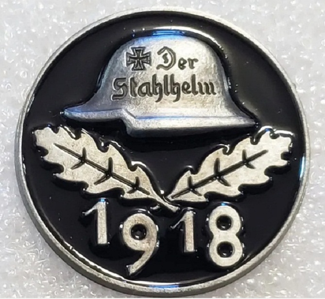  Militaria Anstecker Auszeichnung DER STAHLHELM STAHLHELMBUND 1914-1918 1. Weltkrieg Deutsches Reich   