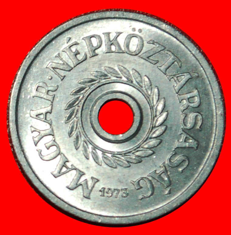  * COMMUNIST TYPE (1950-1989): HUNGARY ★ 2 FILLERS 1973 UNC MINT LUSTRE! ★LOW START ★ NO RESERVE!   