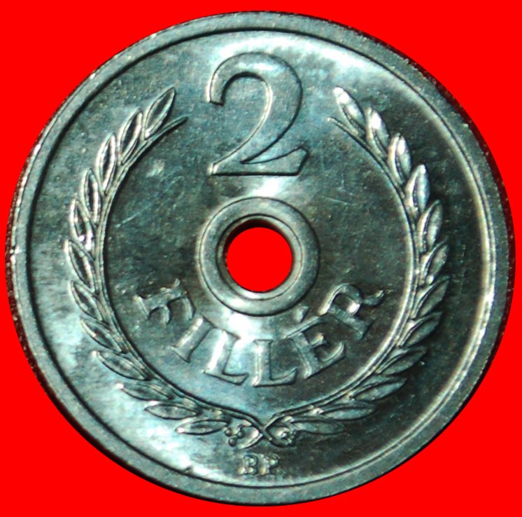 * COMMUNIST TYPE (1950-1989): HUNGARY ★ 2 FILLERS 1988 UNC MINT LUSTRE! ★LOW START ★ NO RESERVE!