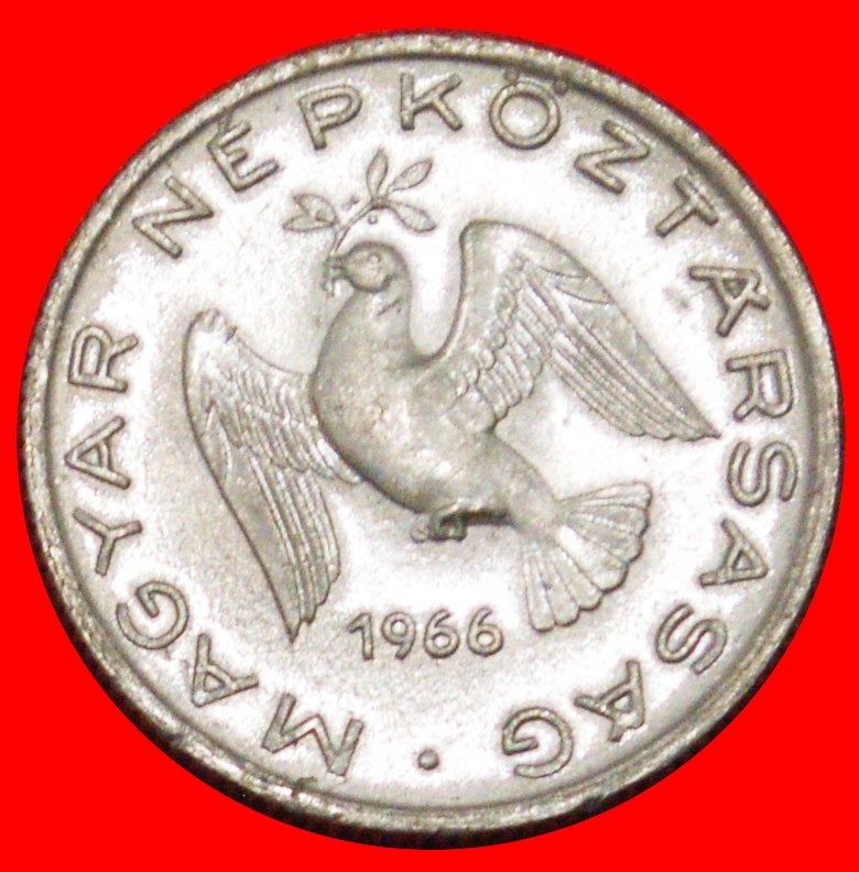 * KOMMUNISTISCHER TYP(1950-1966): UNGARN ★ 10 FILLER 1966 STG STEMPELGLANZ!★OHNE VORBEHALT!
