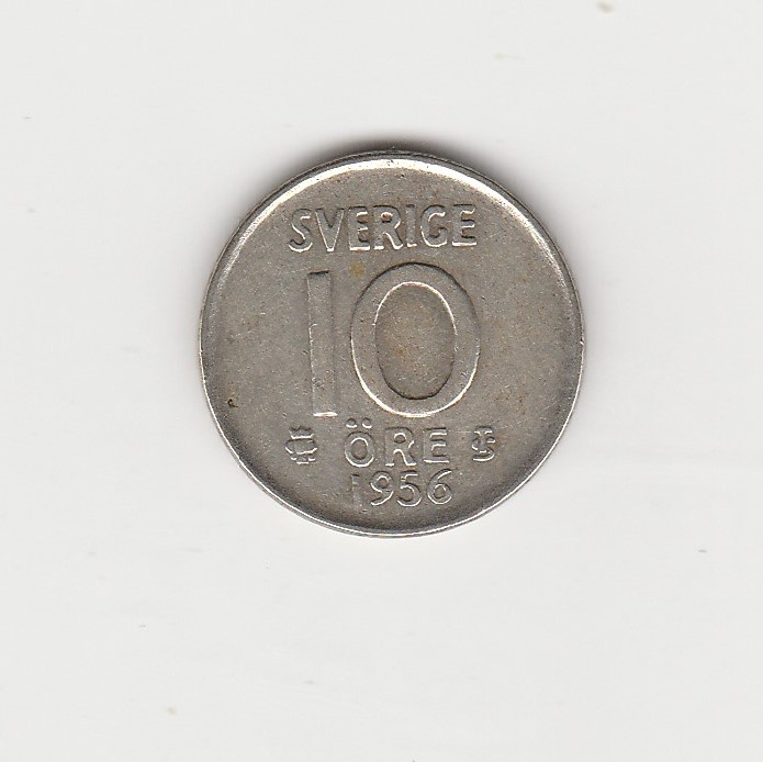  10 Öre Schweden 1956 (M836)   