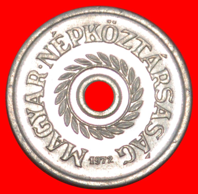  * COMMUNIST TYPE (1950-1989): HUNGARY ★ 2 FILLERS 1972 UNC MINT LUSTRE! ★LOW START ★ NO RESERVE!   