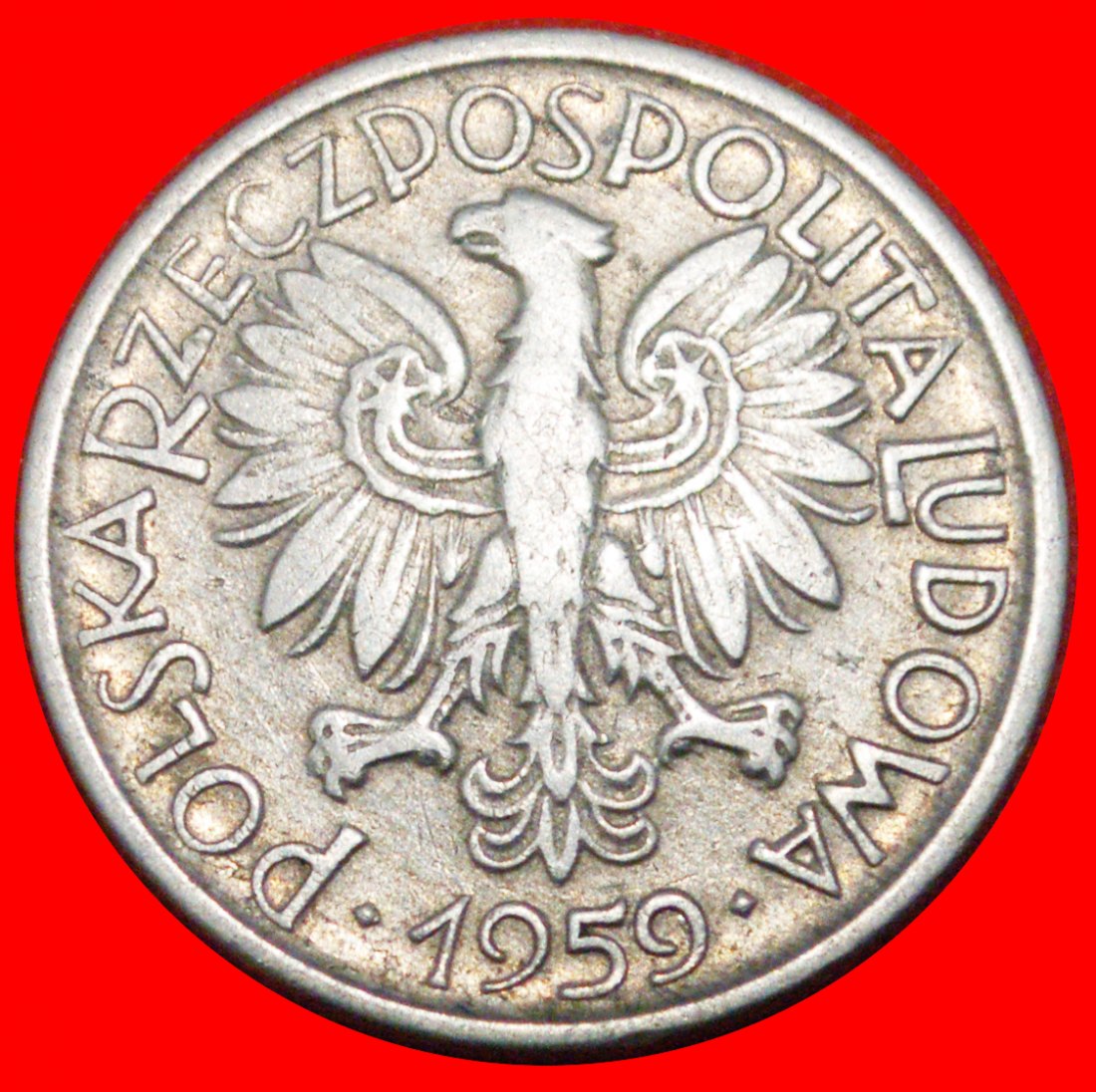  * FRUITS (1958-1974): POLAND ★ 2 ZLOTYS 1959 UNCOMMON!★LOW START ★ NO RESERVE!   