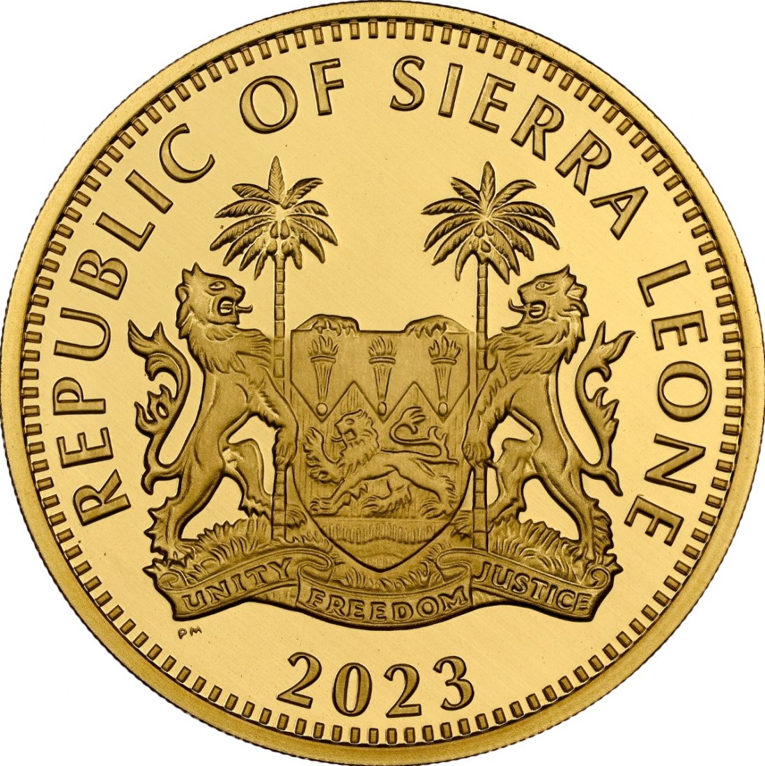  Sierra Leone 100 Dollar 2023 | NGC MS70 TOP POP | Ägyptische Götter Osiris   