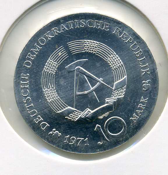  10 Mark 1971 Dürer stempelglanz   