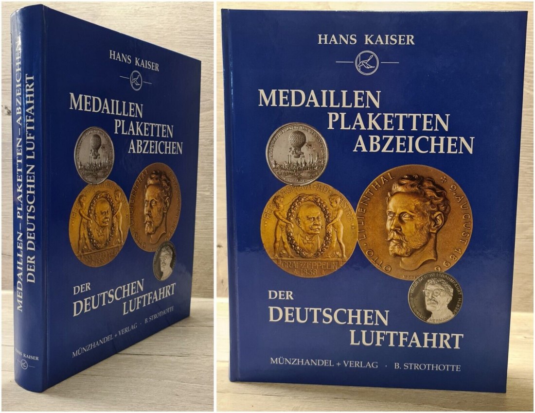  ZITIERWERK !! Kaiser - Medaillen - Plaketten - Abzeichen der deutschen Luftfahrt   