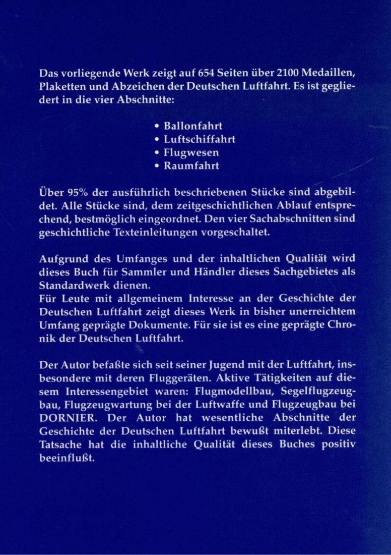  ZITIERWERK !! Kaiser - Medaillen - Plaketten - Abzeichen der deutschen Luftfahrt   