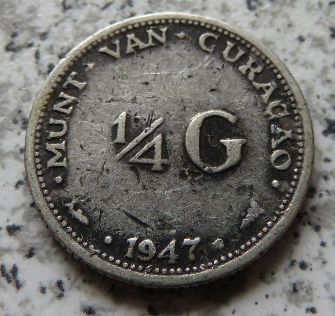  Curacao 1/4 Gulden 1947   