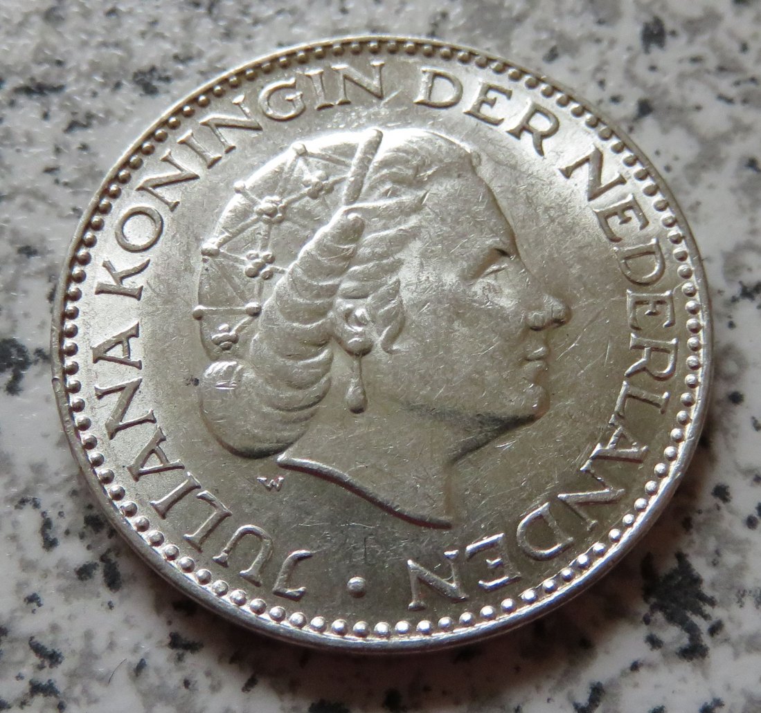  Niederlande 1 Gulden 1954   