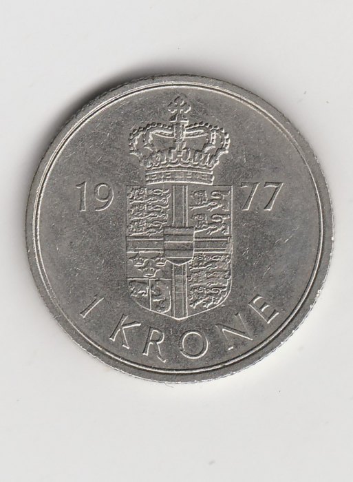  1 Krone Dänemark 1977 (M847)   