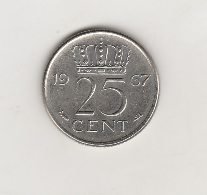  25 Cent Niederlande 1967 (M852)   