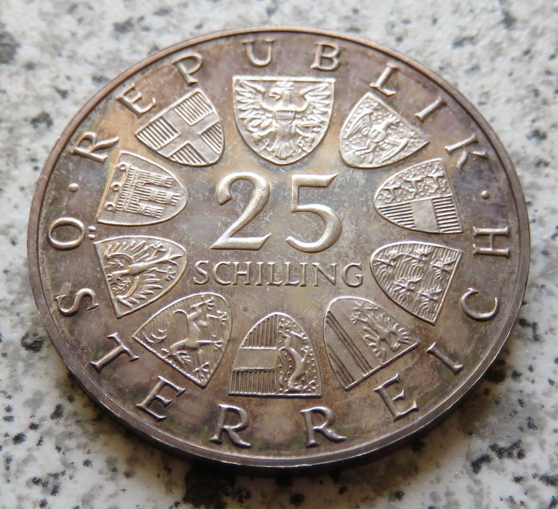  Österreich 25 Schilling 1965, Ex-PP?   