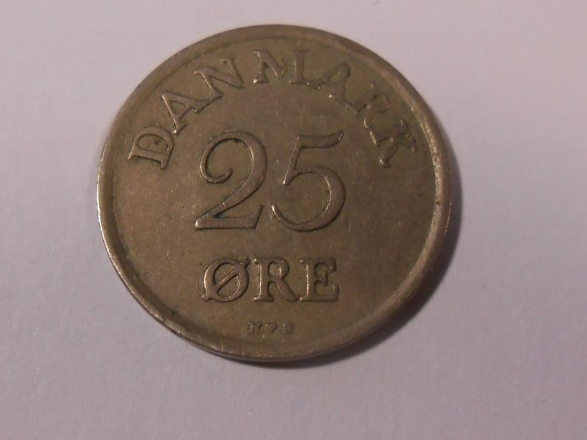  e.53. Dänemark, 25 Öre 1949   