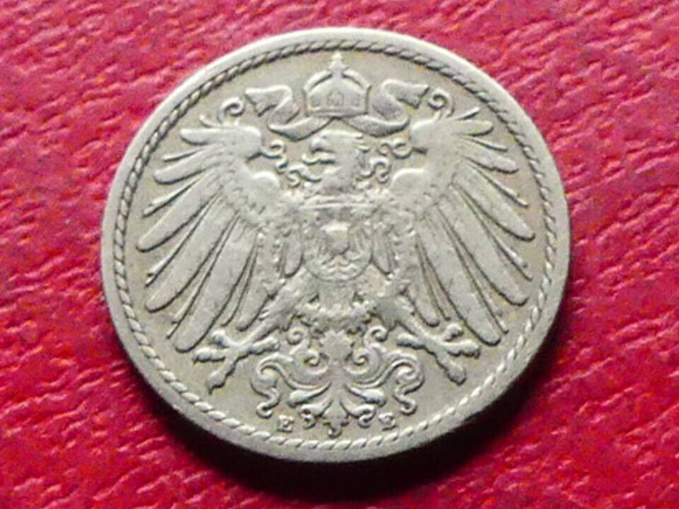  s.24 Deutsches Kaiserreich** 5 Pfennig 1895 E   