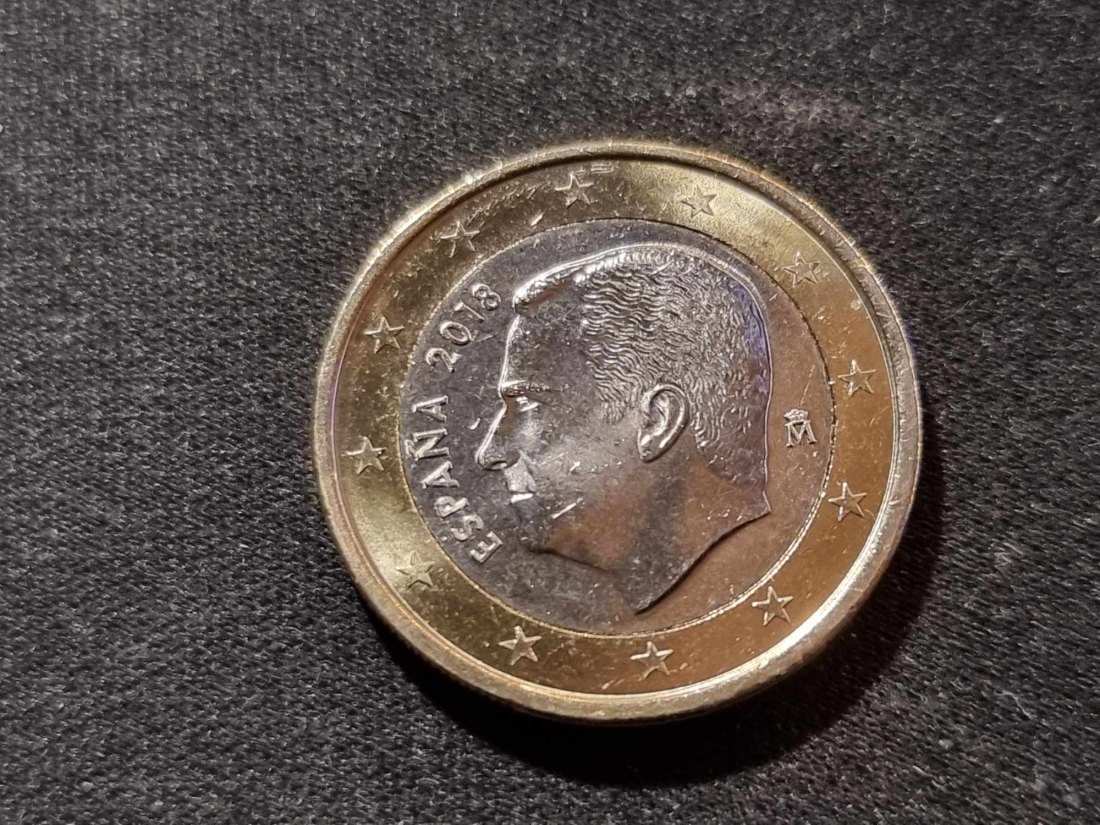  Spanien 1 Euro 2018 STG   