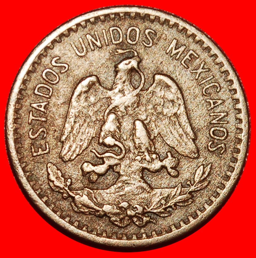  * EAGLE AND SNAKE (1905-1949): MEXICO ★ 1 CENTAVO 1942 WARTIME (1939-1945)! ★LOW START ★ NO RESERVE!   
