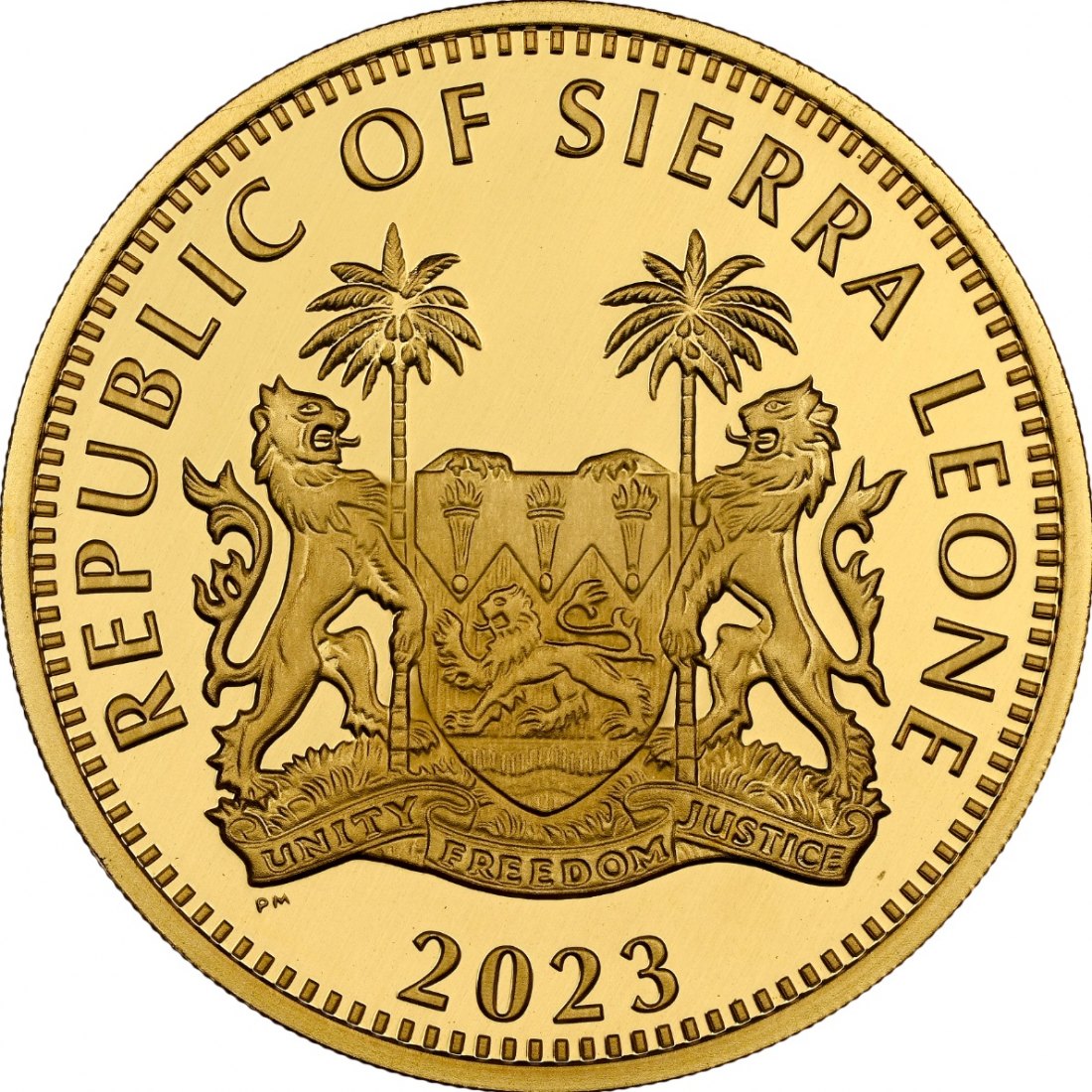  Sierra Leone 100 Dollar 2023 | NGC MS70 TOP POP | Ägyptische Götter Isis   