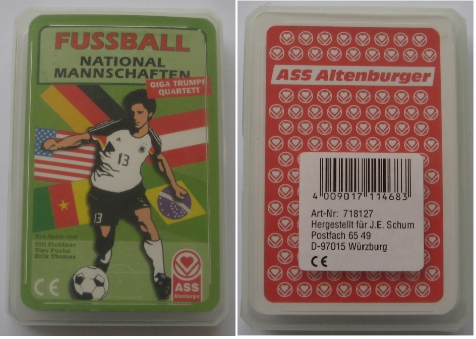  2003, Fussball Nationalmannschaften - Original Kartenspiel   