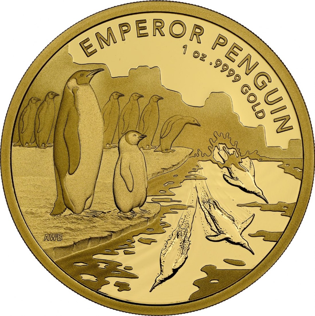  Australien 100  Dollar 2023 | NGC MS70 TOP POP | Emperor Penguin   