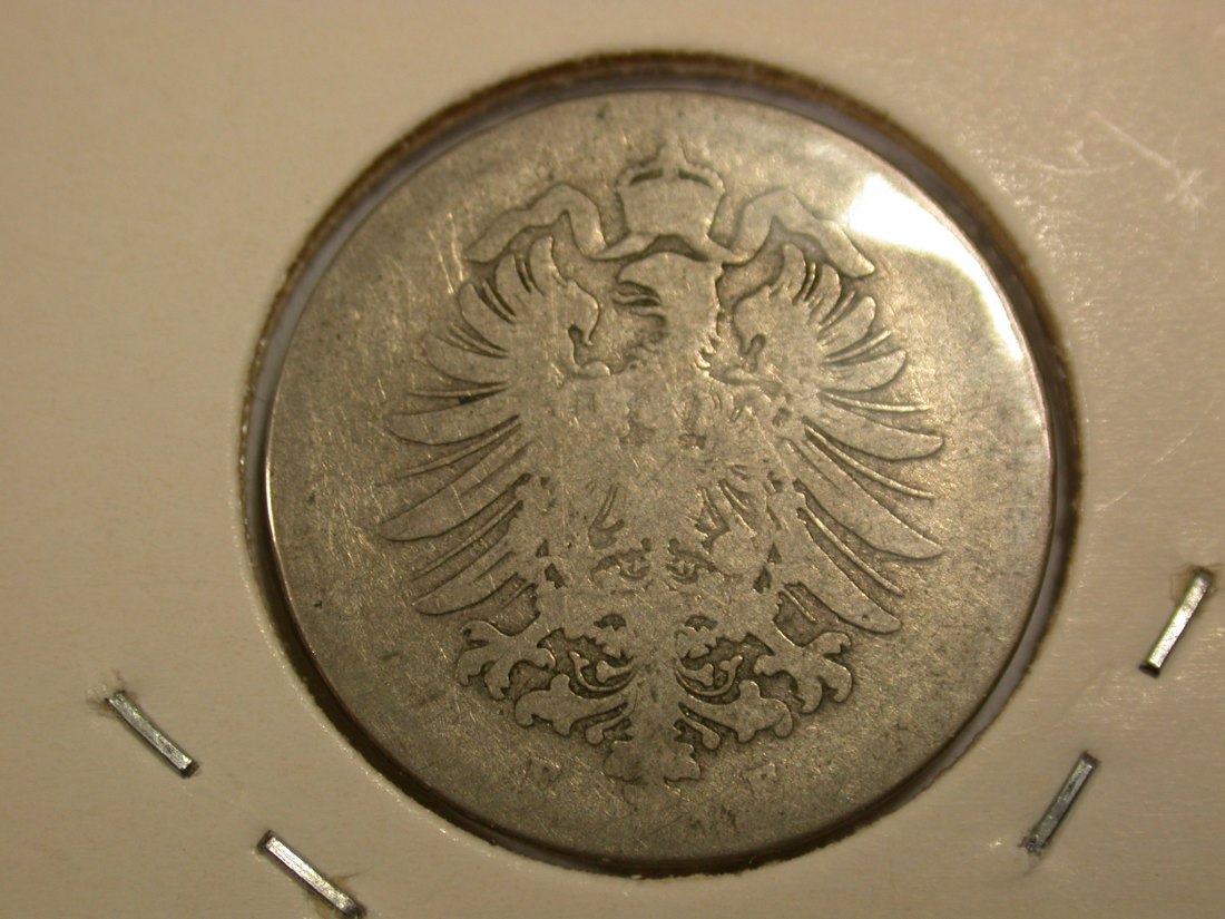  I1 KR  10 Pfennig 1873 F in fast schön  Originalbilder   