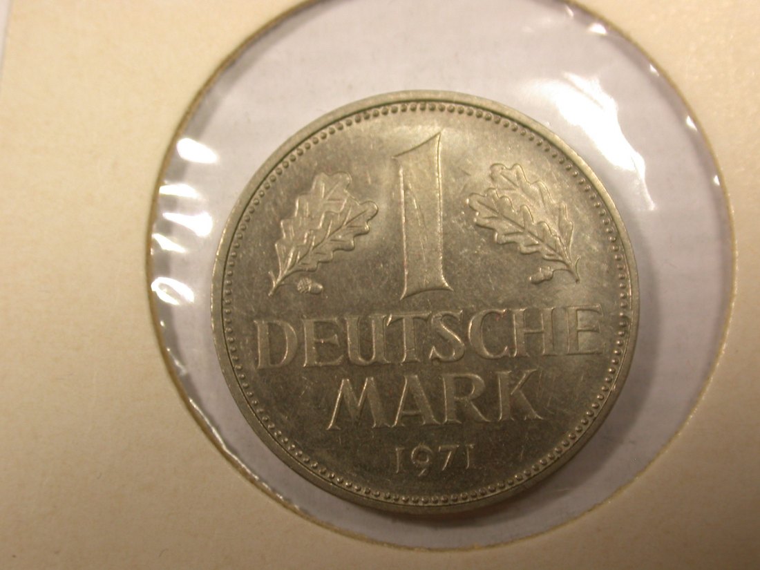 I3 BRD 1 Mark 1971 G in vz/vz-st Originalbilder