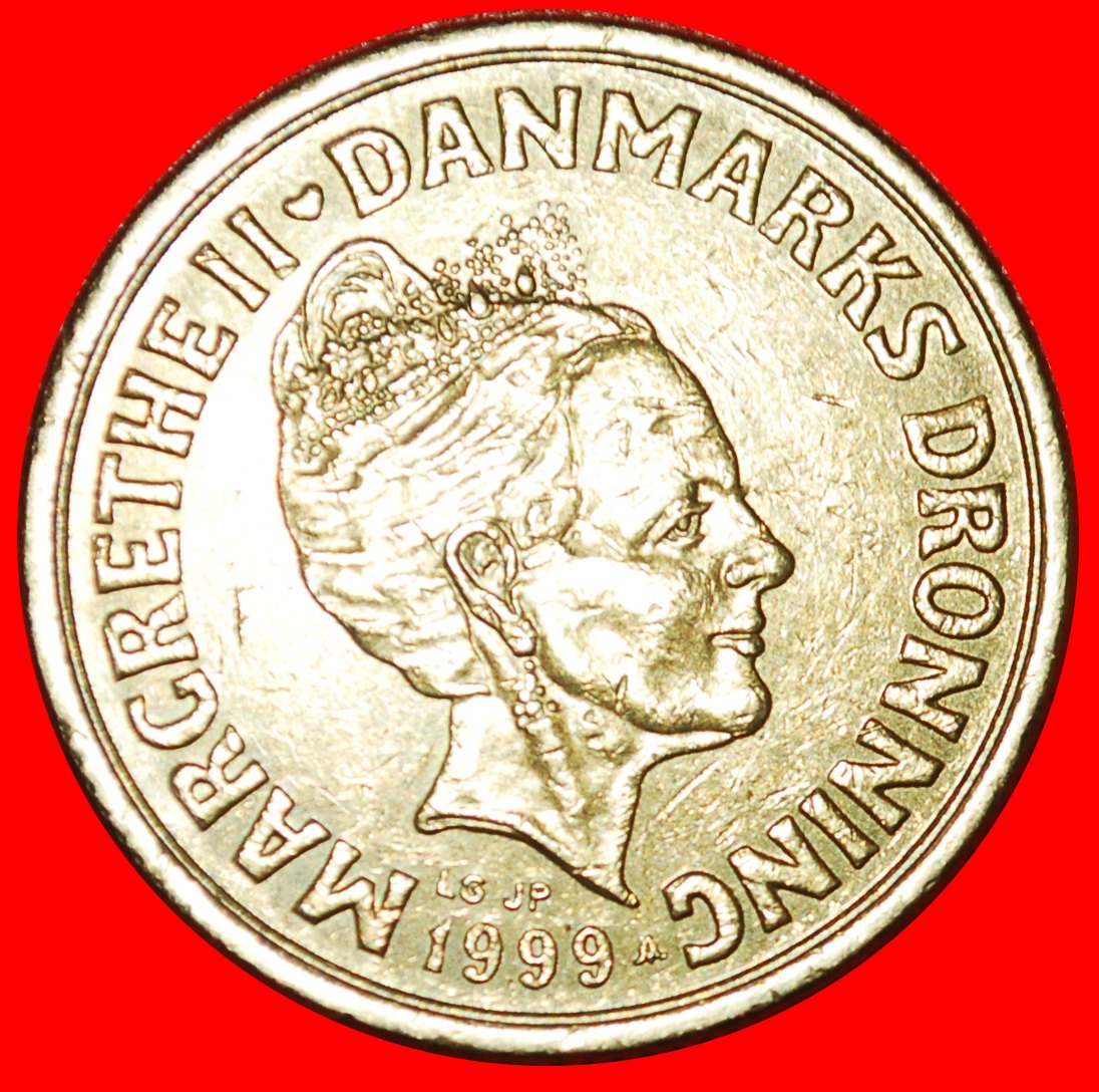  * 3rd EFFIGY (1994-1999): DENMARK★20 KRONER 1999 DIE A! MARGRETHE II (1972-)★LOW START ★ NO RESERVE!   