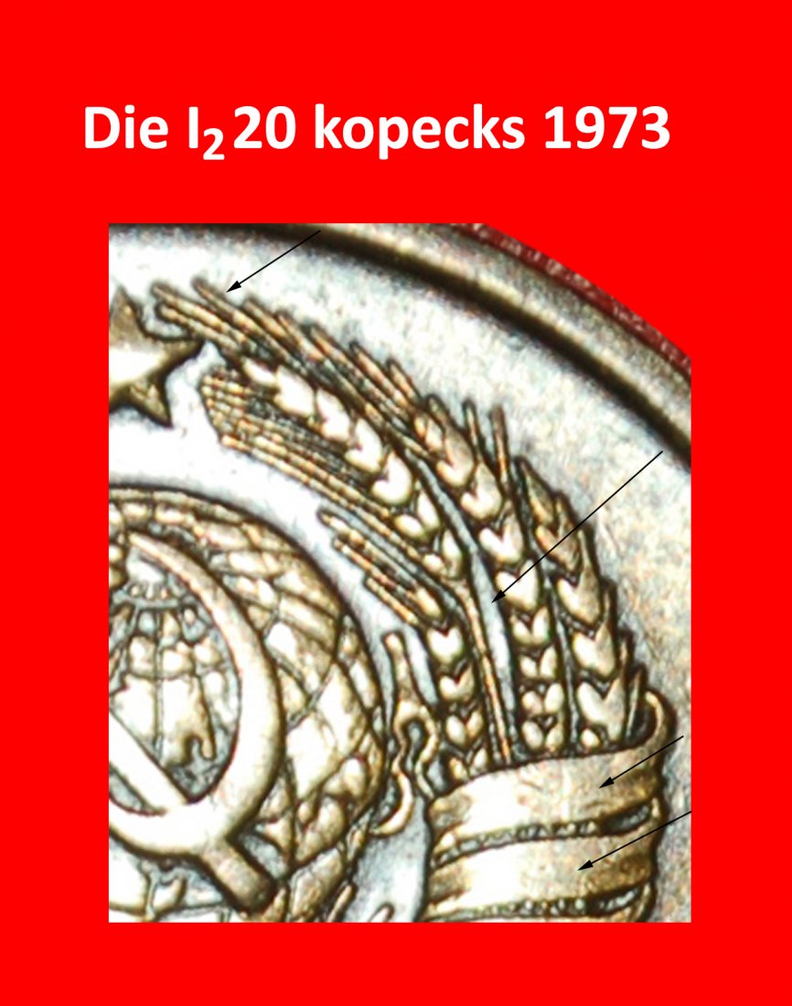 * MULE 20 KOPEKEN 1973:UdSSR (russland)★3 KOPEKEN 1977 UNGEWÖHNLICH! TYP 1958-1991★OHNE VORBEHALT!
