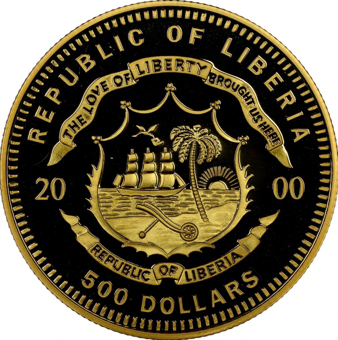  Liberia 25 Dollars 1965 B | NGC MS67 | 70. Geburtstag Tubman   