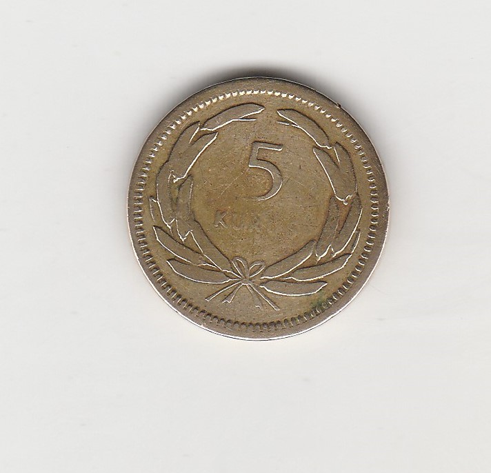  5 Kurus Türkei 1956 (M880)   