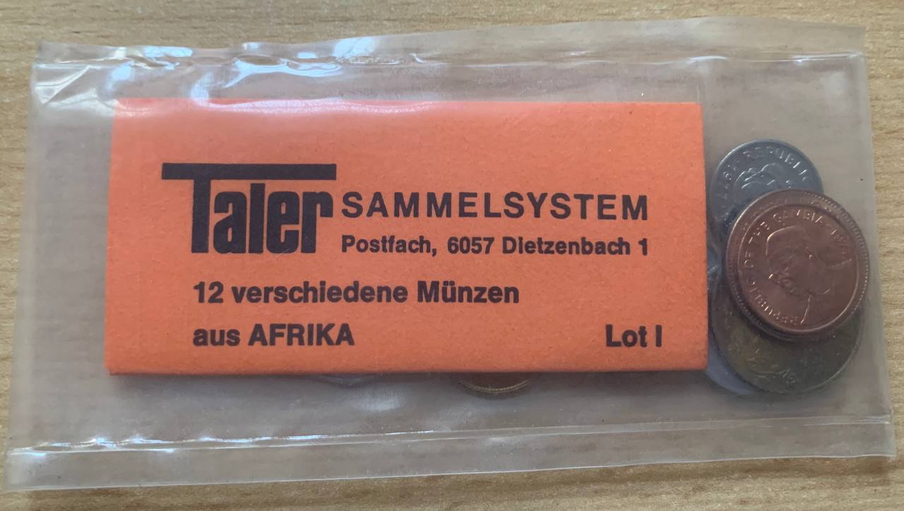  Set of world coins 12 pieces AFRIKA Taler collecting system Lot 1   