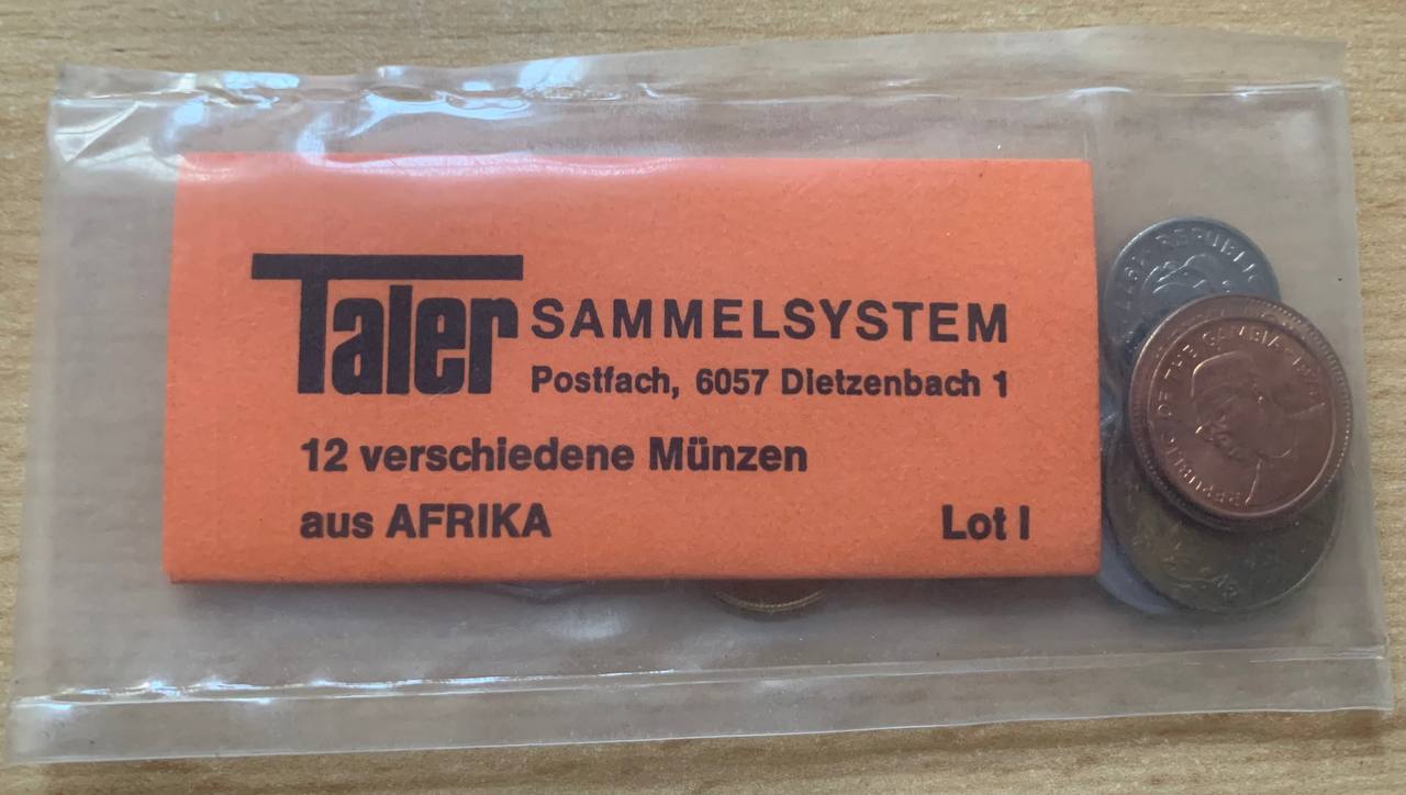  Satz Weltmünzen 12 Stück AFRIKA Taler Sammelsystem Lot 1   