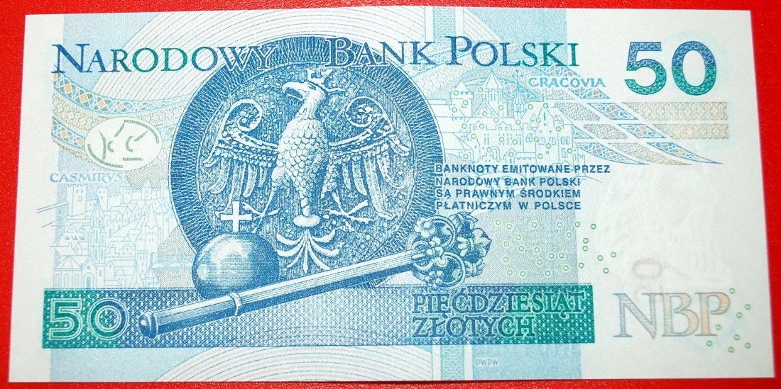  * KASIMIR III. (1333–1370): POLEN ★ 50 ZLOTY 2017 KFR KNACKIG! OHNE VORBEHALT!   