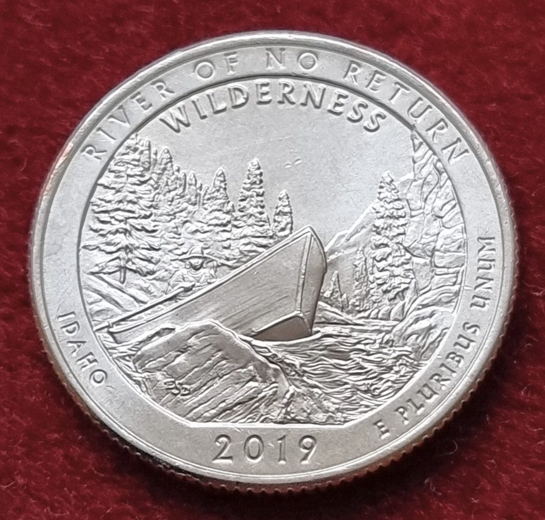  17035(2) 1/4 Dollar (USA / Wilderness Idaho) 2019/P in UNC- ....................... von Berlin_coins   
