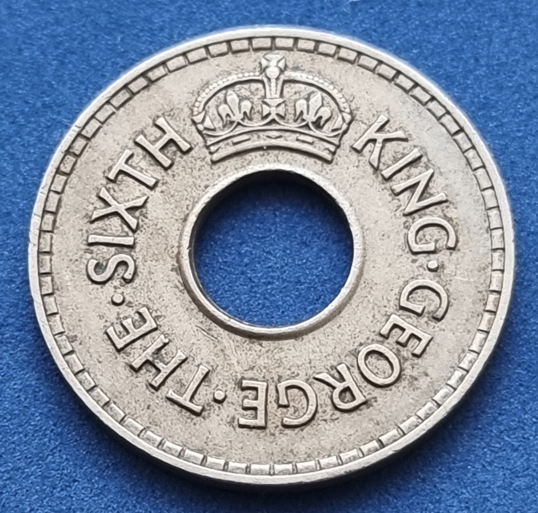  16712(3) 1/2 Penny (Fidschi) 1949 in ss-vz ........................................ von Berlin_coins   