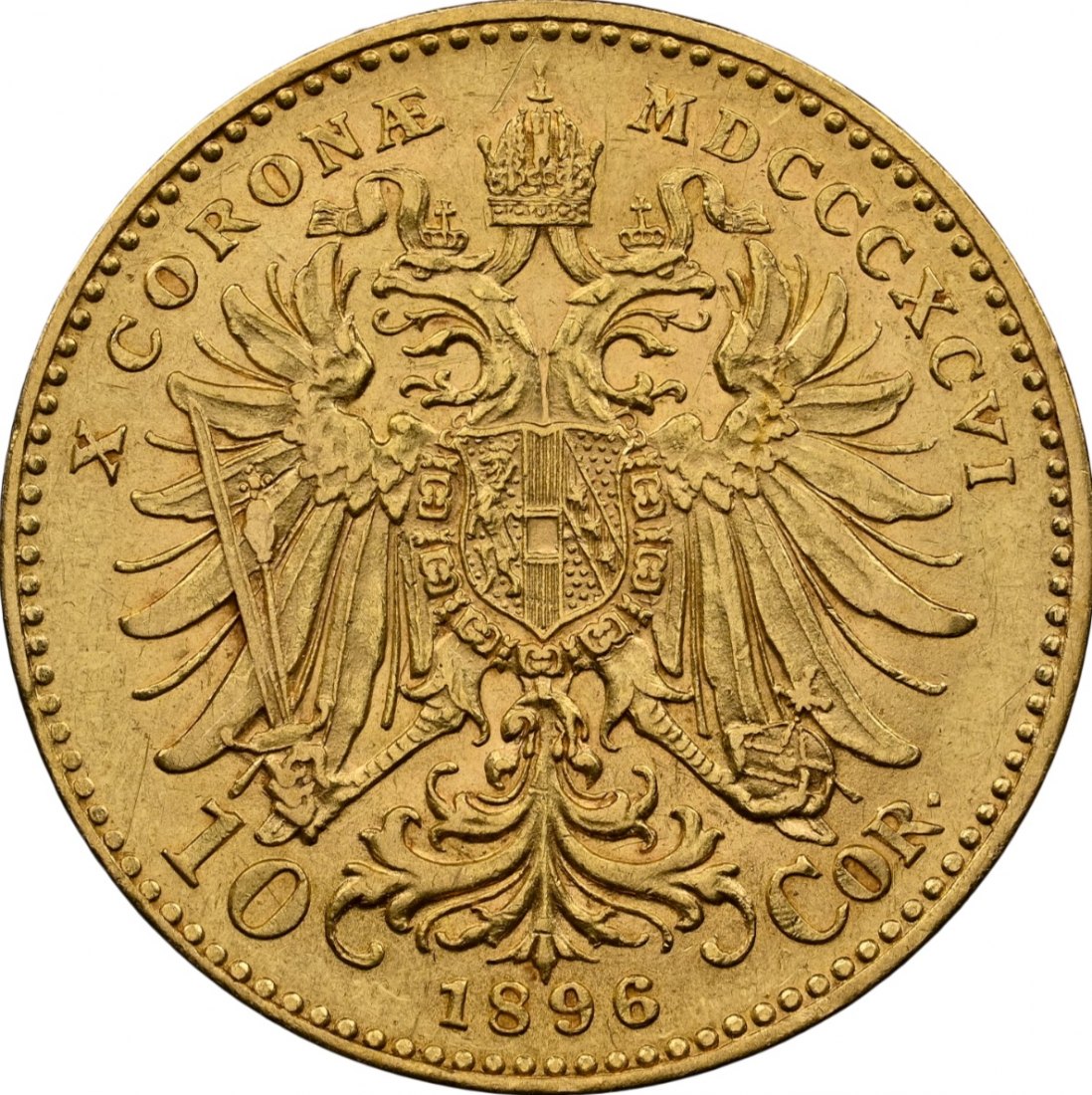  Österreich 10 Goldkronen 1896 | NGC AU55 | Franz Joseph I.   