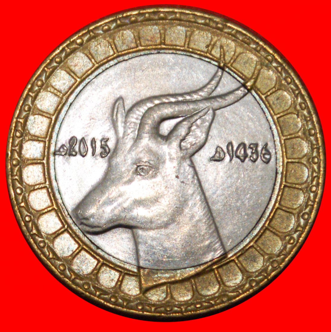  * GAZELLE (1992-2021): ALGERIA ★ 50 DINARS 1436-2015! LOW START ★ NO RESERVE!   