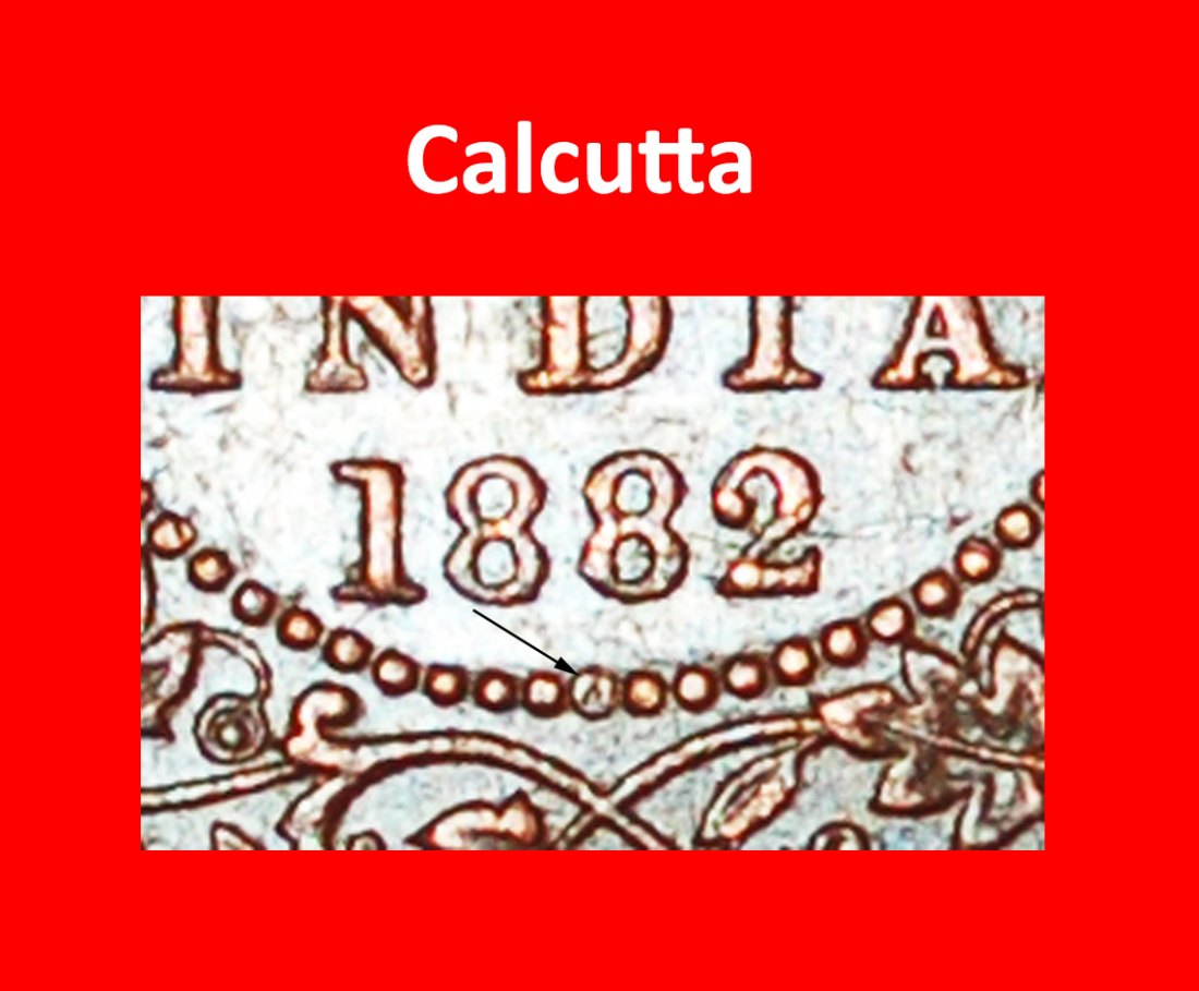  * KÖNIGIN (1877-1901): INDIEN ★ 1/12 ANNA 1882 UNGEWÖHNLICH! OHNE VORBEHALT!   