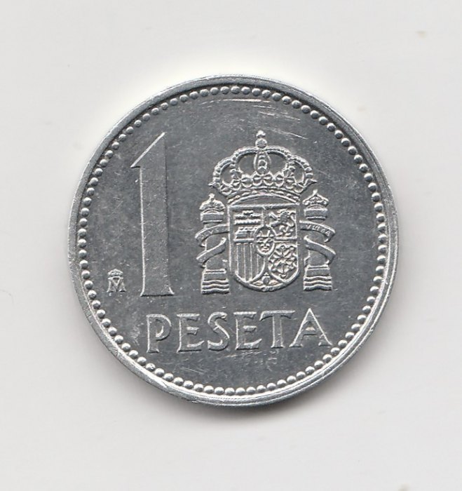  1 Peseta Spanien  1984 Alu  ( M895 )   