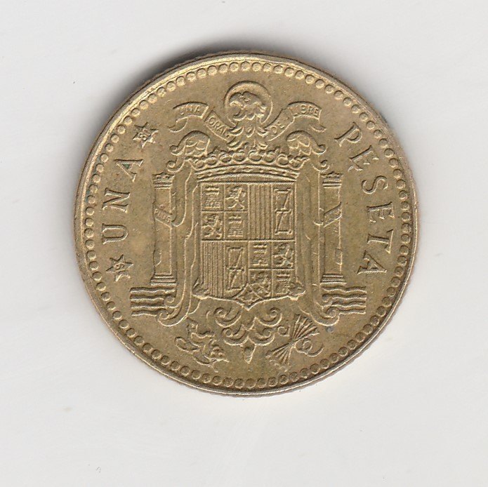  1 Peseta Spanien 1975*80* (M898)   