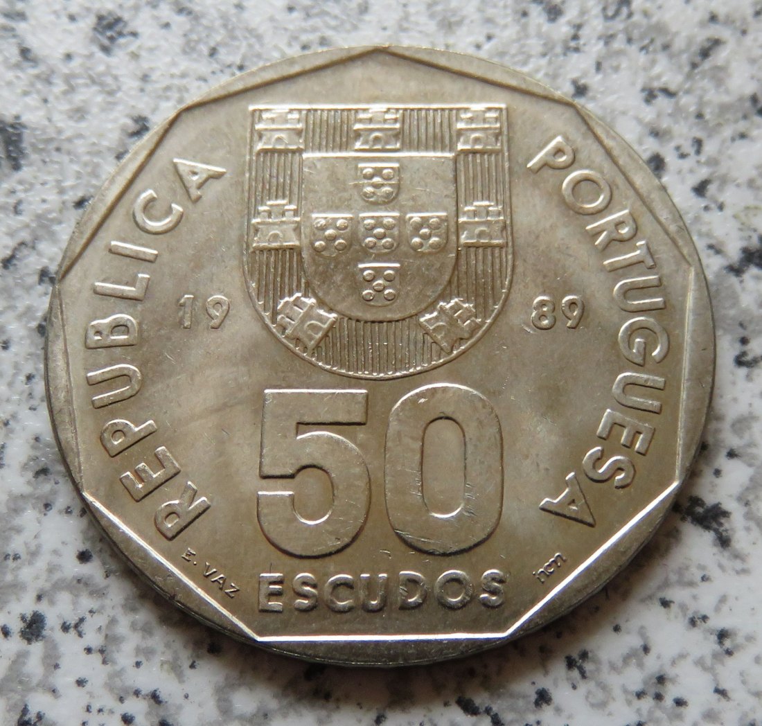  Portugal 50 Escudos 1989   