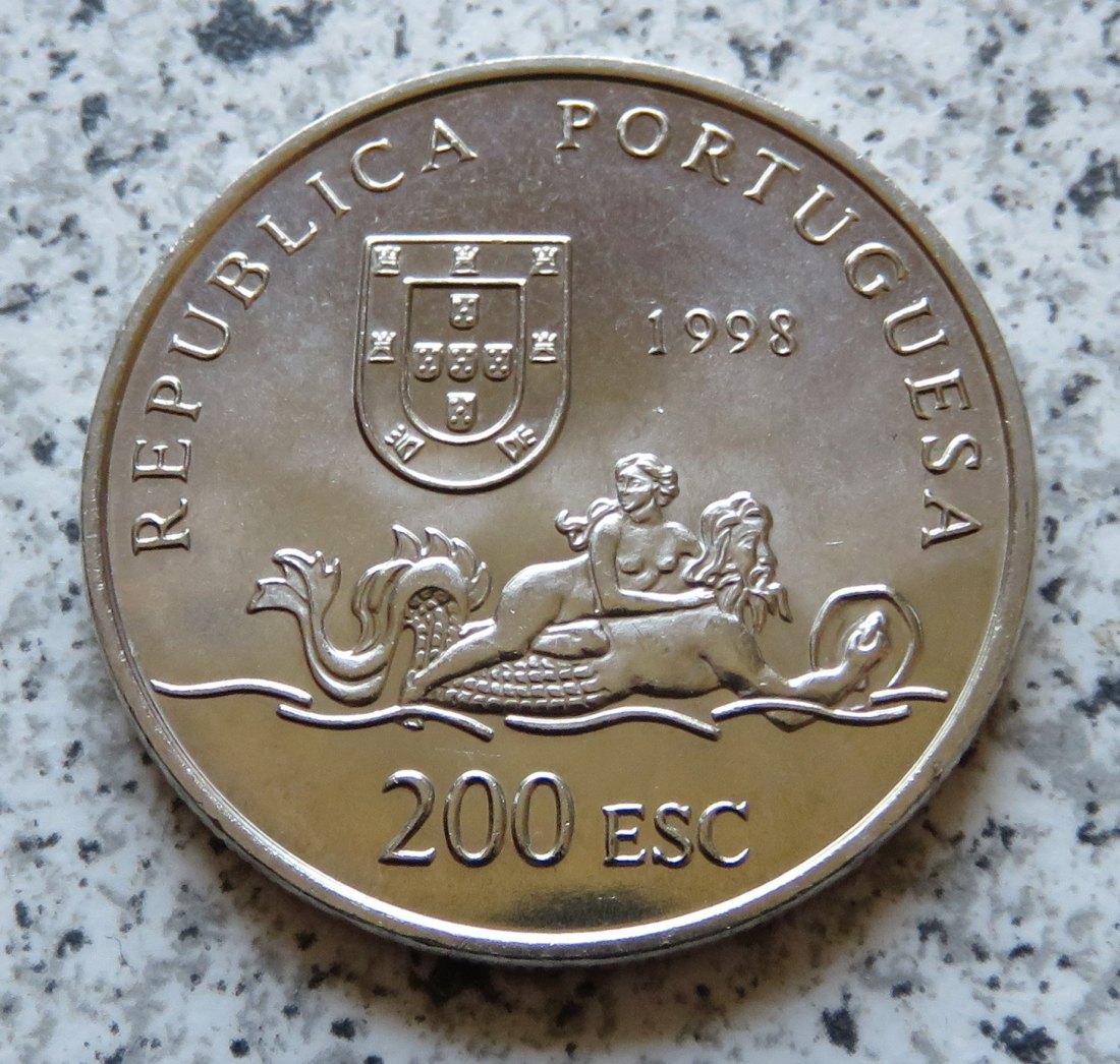  Portugal 200 Escudos 1998 Mocambique   